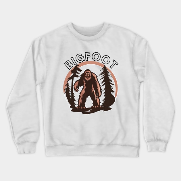 Bigfoot Crewneck Sweatshirt by Almanzart